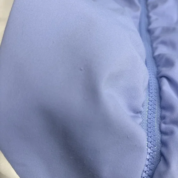 Pretty Little Thing Sport1 10 Violet Purple Sculpt Ruched Athletic Zip Jacket - Picture 11 of 12